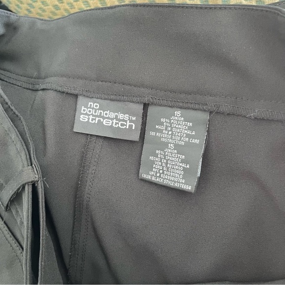 Vintage Pants Women's 15 Black Whimsigoth Low Rise Y2K 2000s - Picture 5 of 5